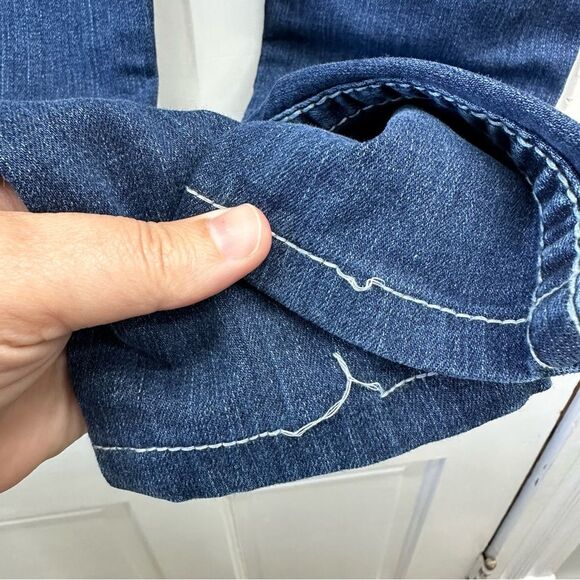 Big Star Kate Straight thick stitch denim jeans women's 25R 25 Regular - Picture 7 of 7